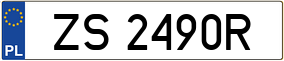 Truck License Plate